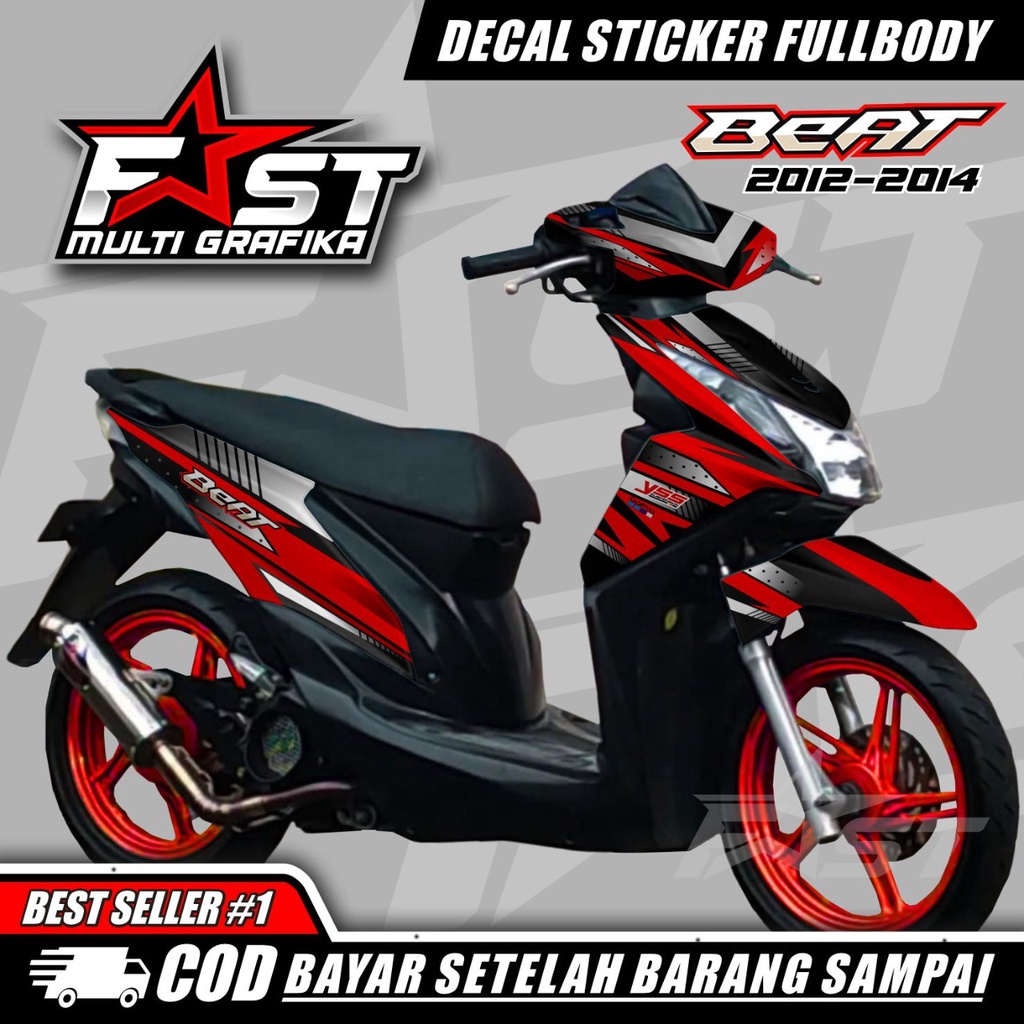 BISA COD Decal Stiker Honda Beat Fi Decal Beat Fi Full Body Stiker Honda Beat Fi Full Body