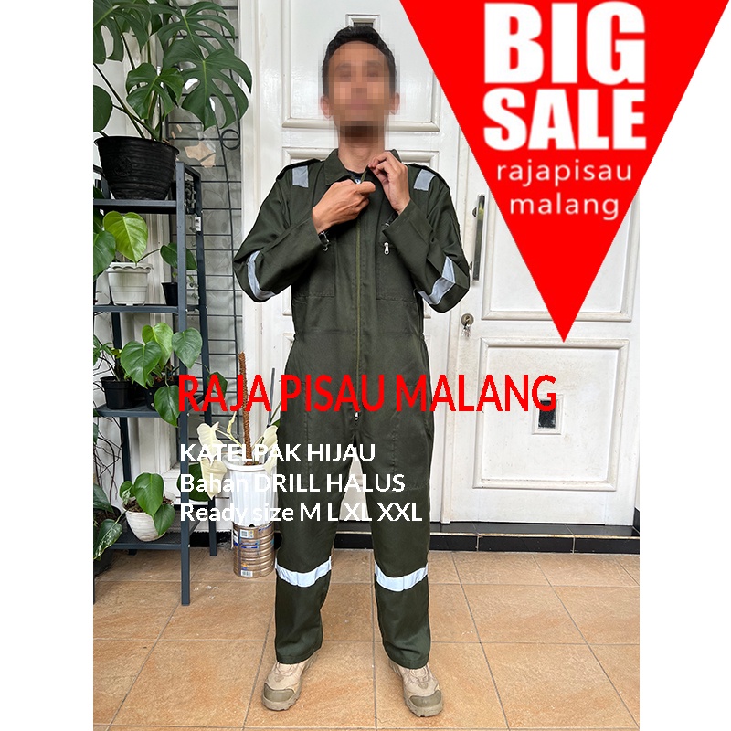 katelpak wearpack / Coverall seragam mekanik Dengan Skotlite