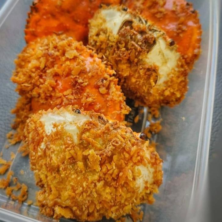 

⇒ KEPITING ISI FULL DAGING BERTELOR isi 5 ヅ