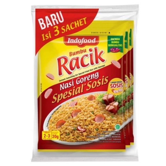 

Racik Bumbu Nasi Goreng 3 Sachetx20g