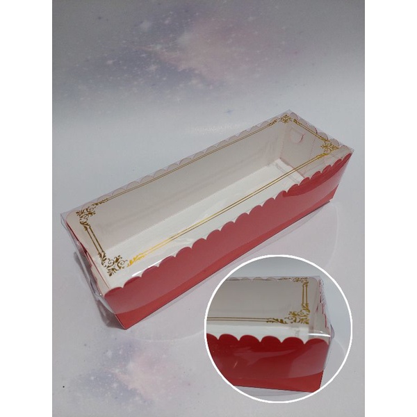 

box kotak dus souvenir bolu gulung cookies kue imlek uk 30x10x10cm