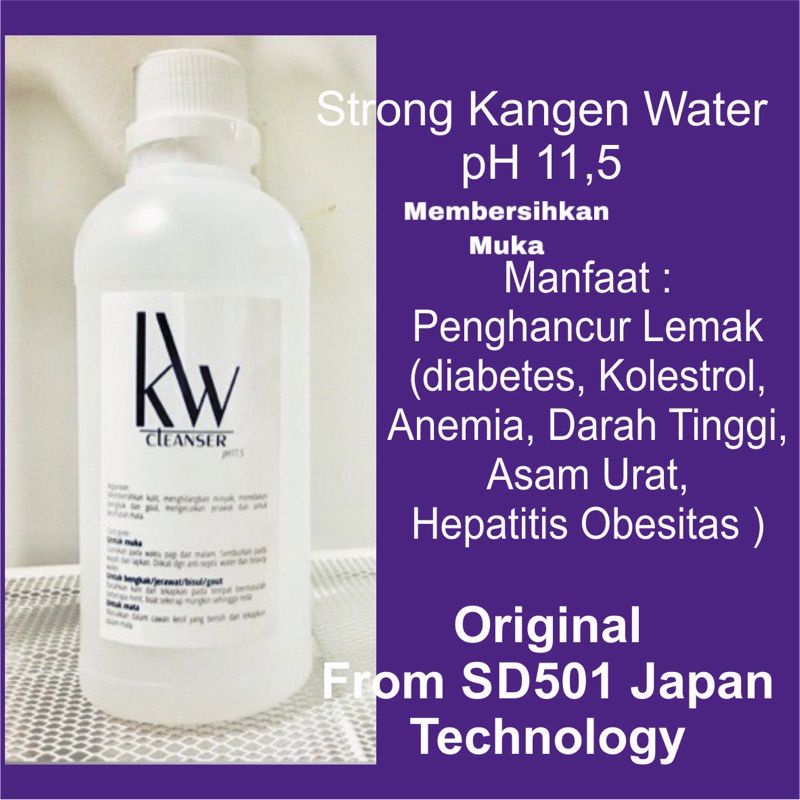 STRONG KANGEN WATER PH 11,5 DARI MC SD 501