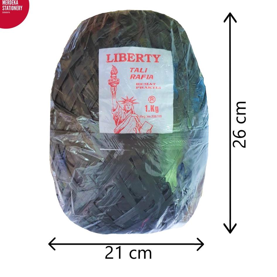 Kejutan Menarik Tali/Pengikat Rafia/Rapia Rol/Gelondong Plastik 1 KG/1KG MURAH HITAM