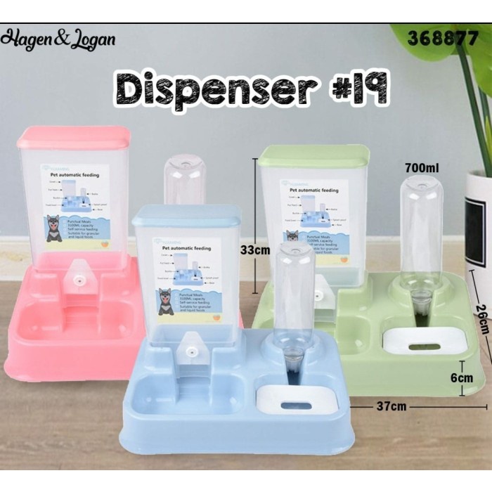 Dispenser #19 - Tempat Makan dan Minum Kucing Anjing