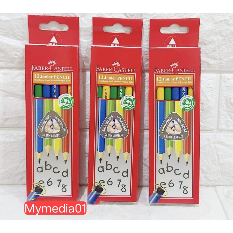 

PENSIL SEGITIGA FABER CASTELL JUNIOR TRIANGULAR