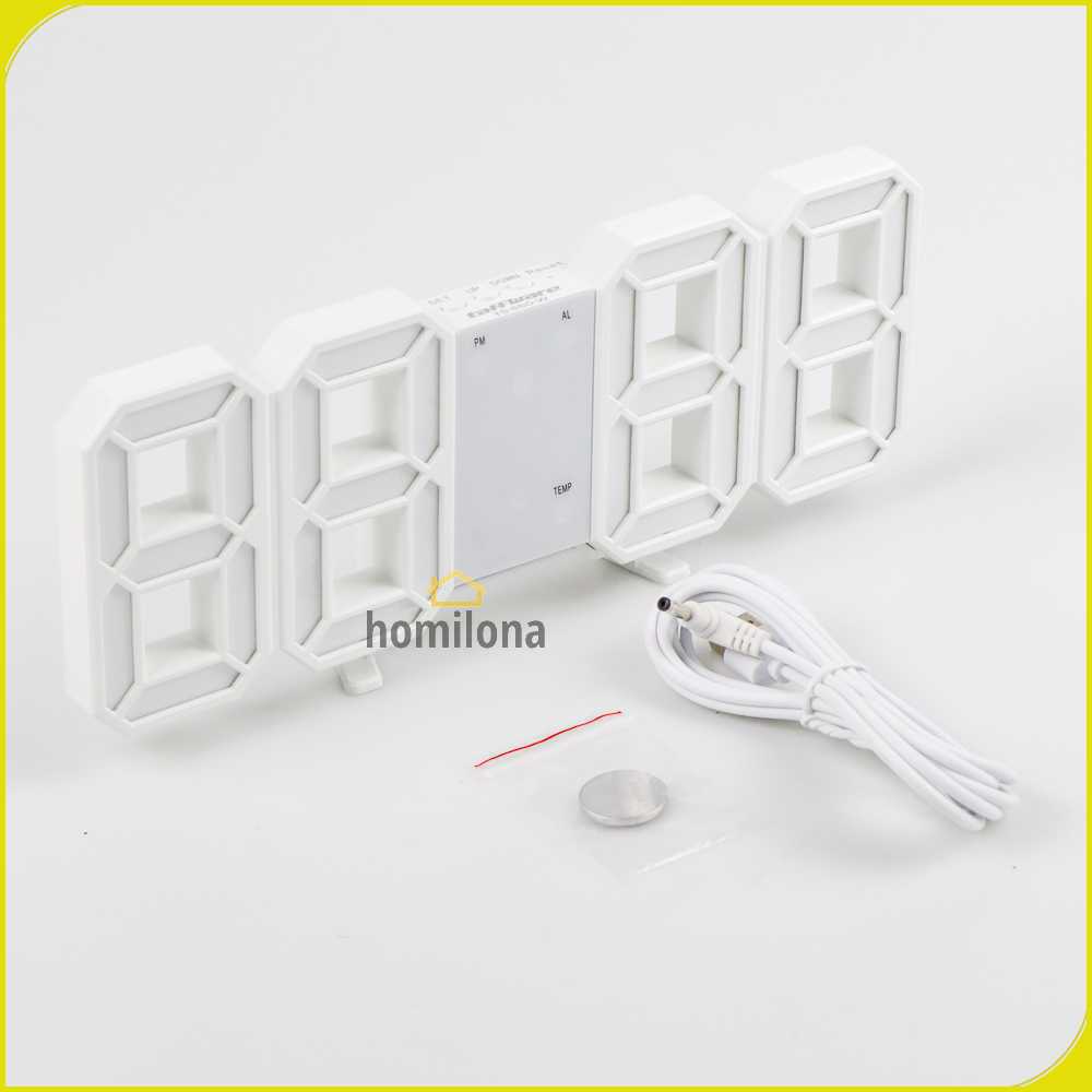 Taffware Jam Meja LED Digital Clock - TS-S60-W