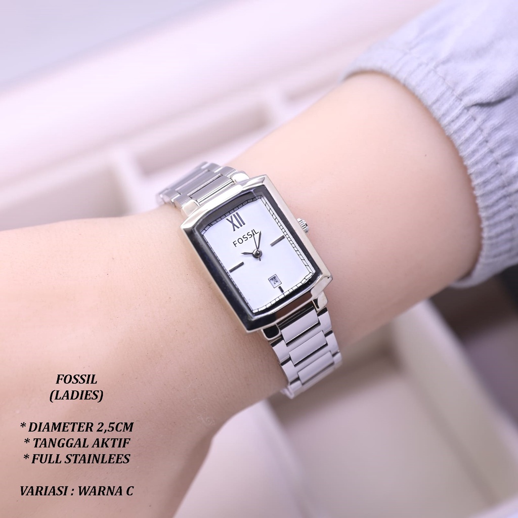 (BISA COD) JAM TANGAN WANITA FASHION LS3177 FULL STAINLEES TANGGAL AKTIF