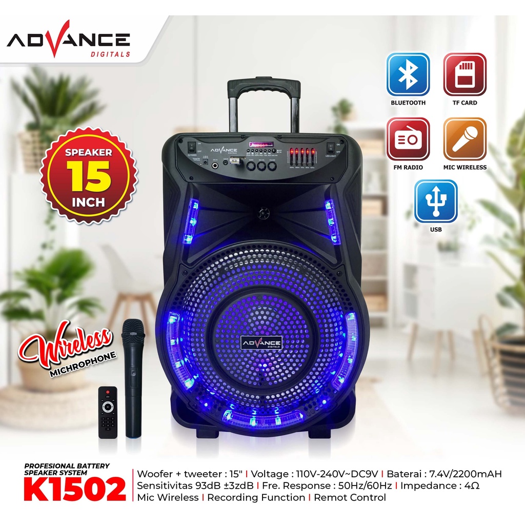 ADVANCE Speaker Aktif K - 1502