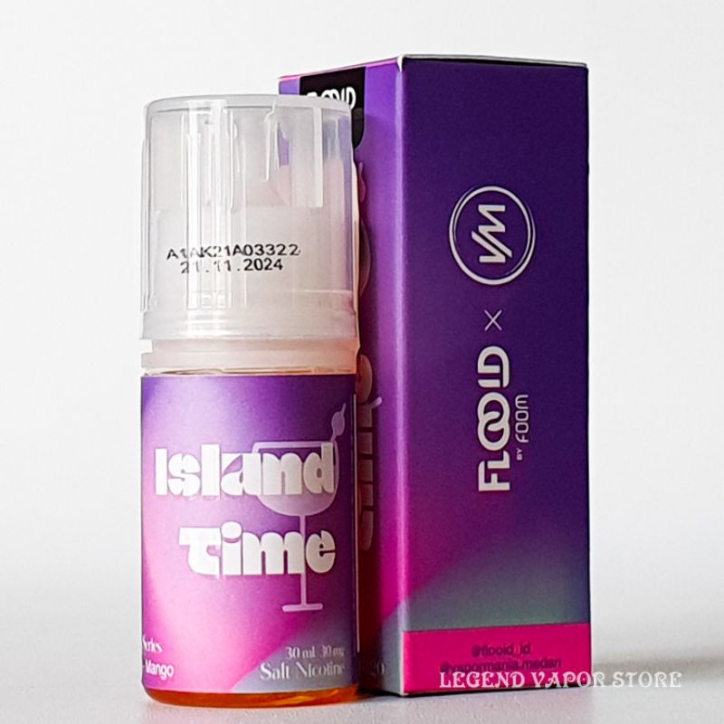 SALT NIC - LIQUID FOOM ISLAND TIME Guava Mango 30ML 30MG AUTHENTIC