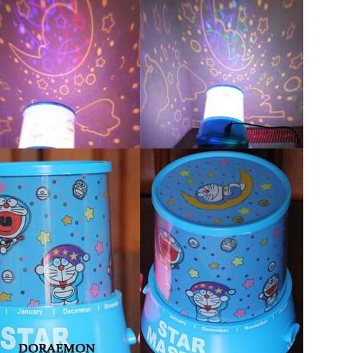 COD  7.7 Lampu Proyektor / lampu tidur proyektor / star master Doraemon [KODE 504]