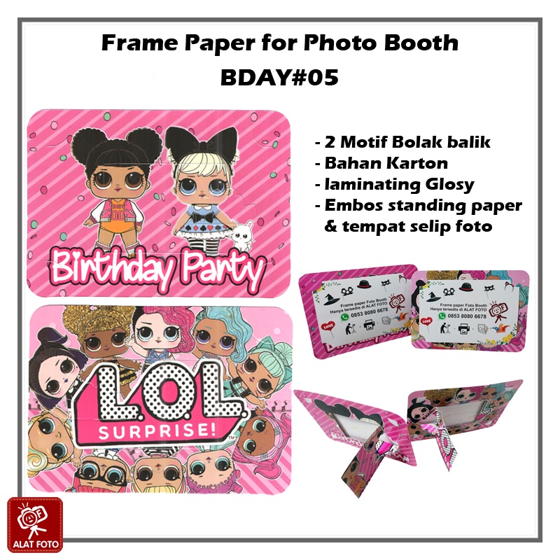 Frame Paper Photo Booth 4R BDAY#05