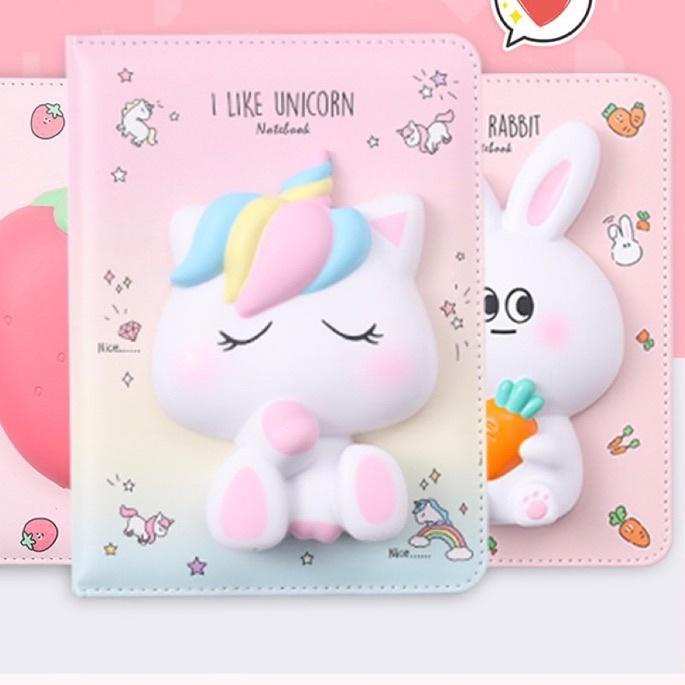 

Kirim LANGSUNG Notebook 3D Squishy | Buku Diary Cute Squishy Size Medium SJ#