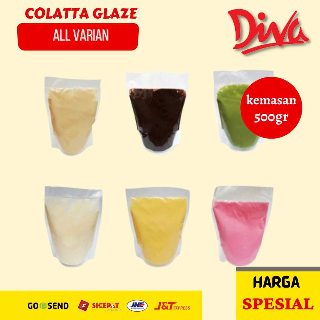 

Colatta Glaze All Varian Topping kemasan repak 500gr