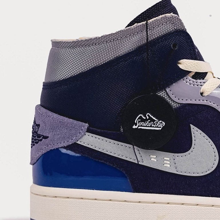 Air Jordan 1 Mid SE Craft Inside Out Obsidian Navy Men