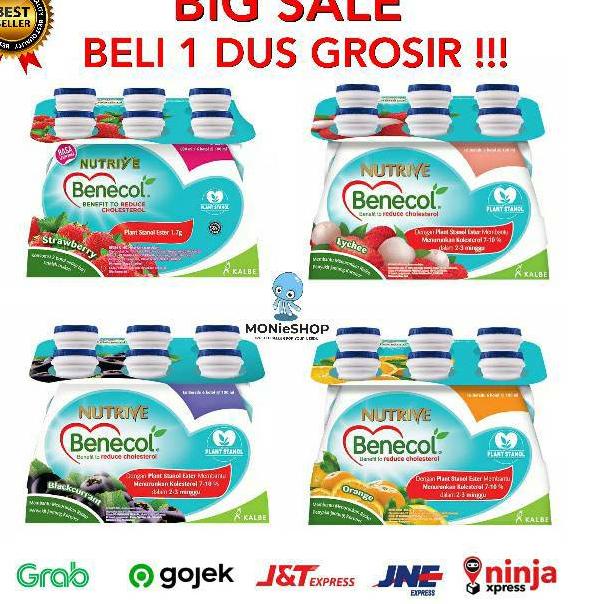 

[CODE XO22] Nutrive Benecol 6x100ml Blackcurrant Lecy Strawberry Orange / Nutrive FIBERSHOT ❉