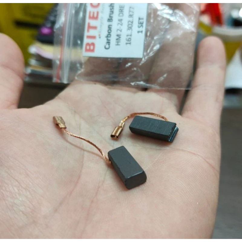 Carbon brush mesin bor BITEC HM 2-24 DRE CB hm2-24dre Areng hm2-24 Spul skul bor drill Arang