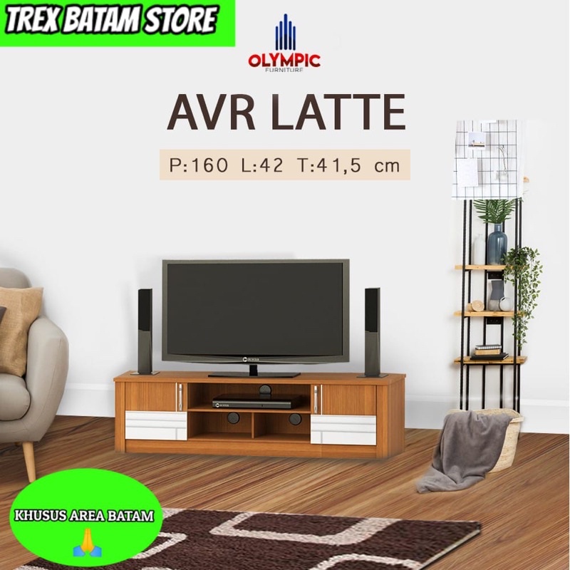 OLYMPIC AVR LATTE RAK TV MEJA TV (BATAM)
