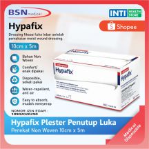 BSN | Hypafix Plester Penutup Luka | Perekat Non Woven | Plester Luka 10cm x5m