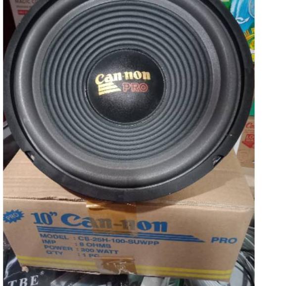 BAYAR DITEMPAT✔️Speaker CANNON Canon 10 Inch Bass Woofer C 25H 100 1018 300 watt|RA7