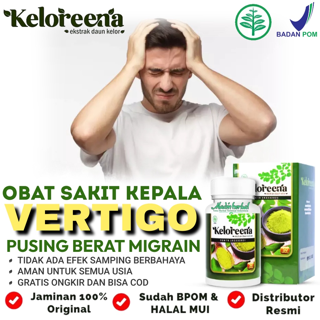 Jual Obat Sakit Kepala Belakang Menahun Obat Vertigo Pusing Kepala