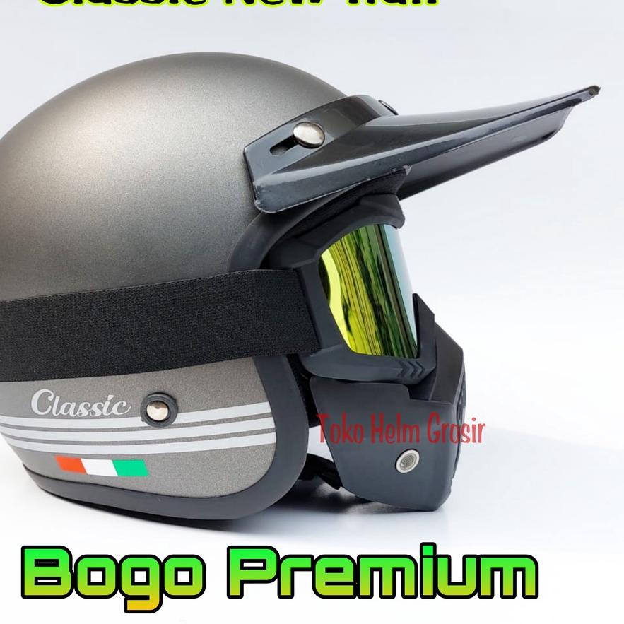 Star Seller helm bogo kacamata gogle mask sni murah promo terlaris