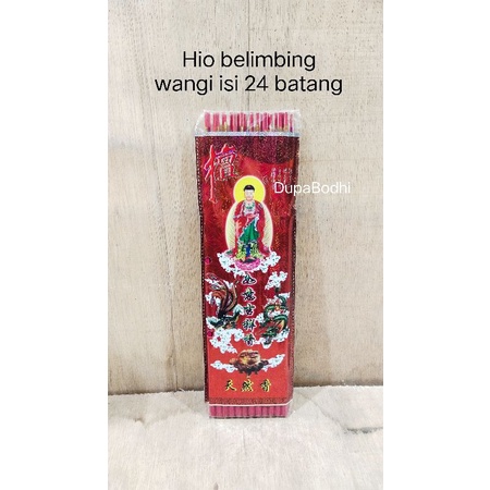 hio tan wangi / hio wangi / hio belimbing / hio isi 24 batang / dupa wangi / dupa belimbing