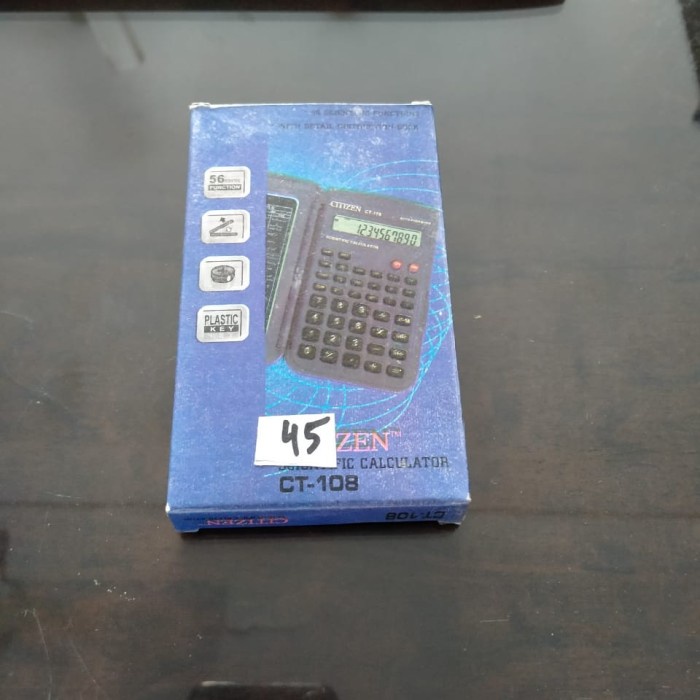 

BERMUTU kalkulator citizen CT 108