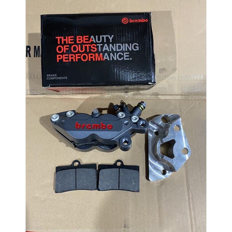 PRODUK- CALIPER BREMBO 4P BIGPOT SET BRAKET NMAX .