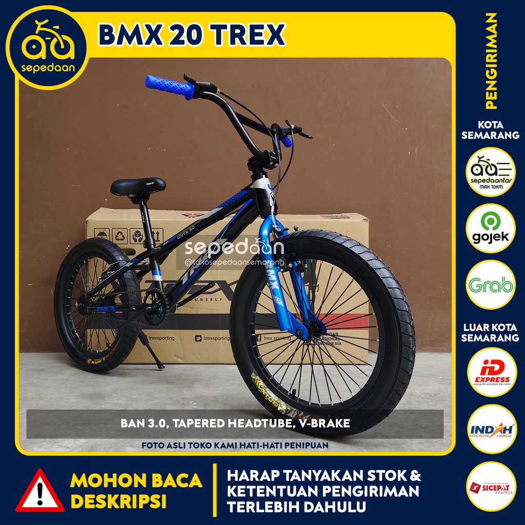 Sepeda Anak BMX 20" TREX - 3.0 4 (GRAB CAR)