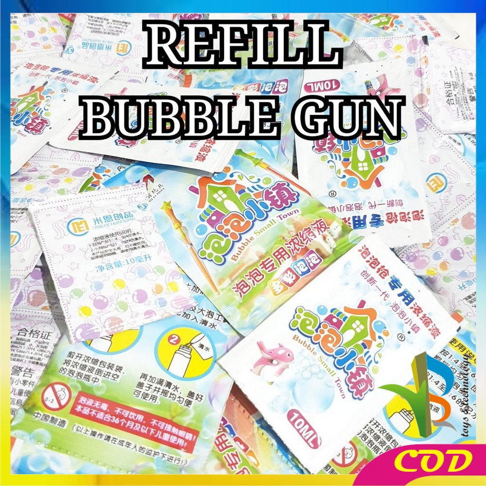 RB-M174 REFILL Bubble Gun Isi Ulang Gelembung Sabun / Refill Pistol Air Mainan Anak Bubble Camera