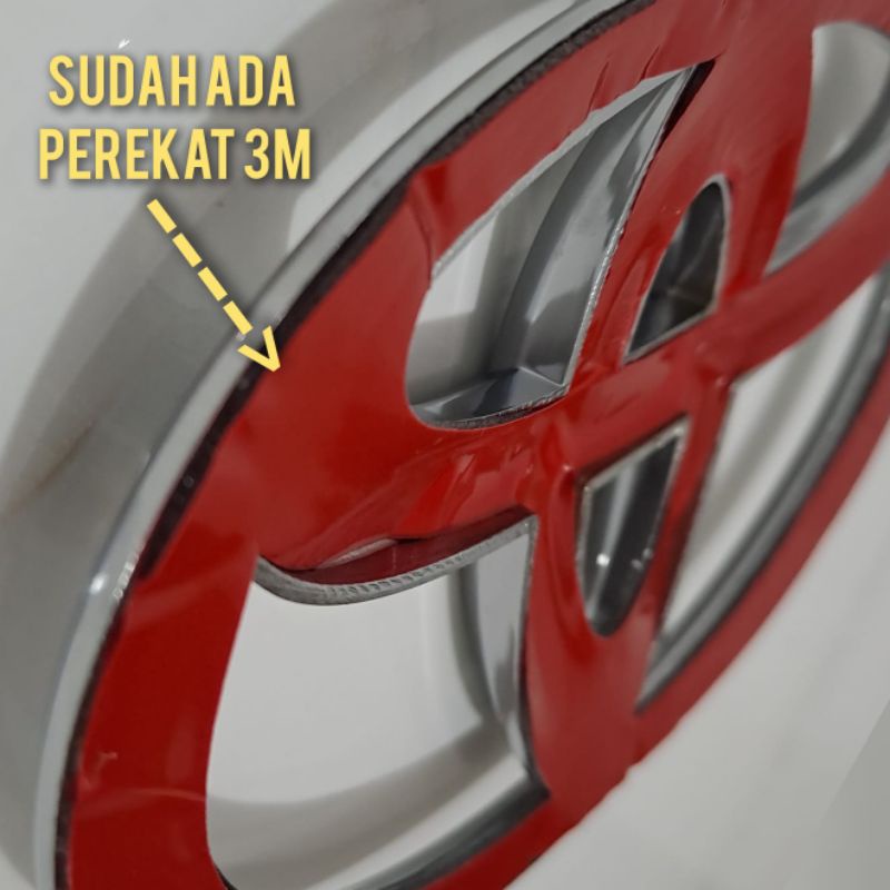 emblem logo grill rambang kijang krista lgz 2003 2004 model tempel tanpa kaki