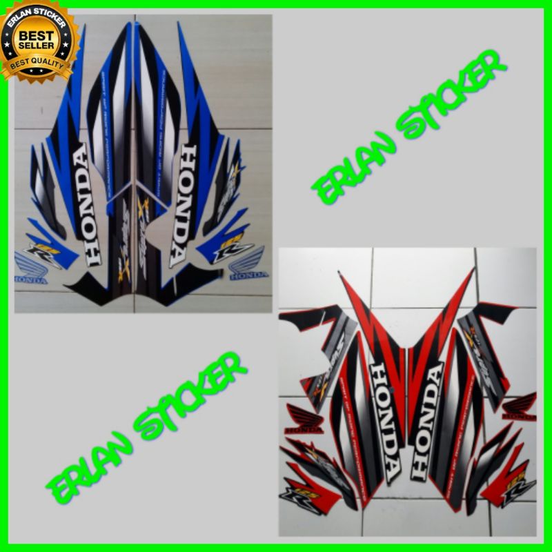 STIKER STRIPING BODY MOTOR HONDA SUPRA X 125 R 2006