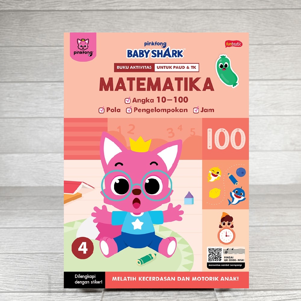 Pinkfong Baby Shark - Pinkfong Baby Shark - Buku Aktivitas Matematika 4