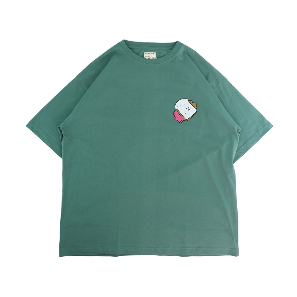 PEANUT STAIN - PBJC Viridian Oversized Tshirt