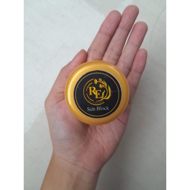 Sunblock RE Glow terbaru (Sunblock ratu entok medan)