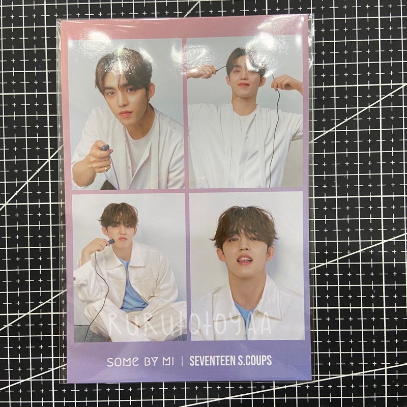 Seventeen Scoups Some By Mi 4 Cut Photo Set Postcard