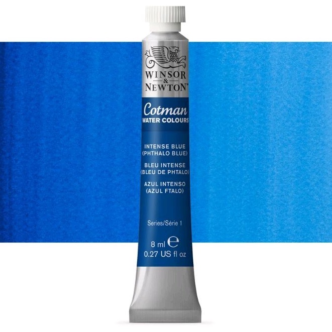 

COTMAN WATERCOLOUR 8 ML INTENSE BLUE ( PHTHALO BLUE ) WINSOR & NEWTON