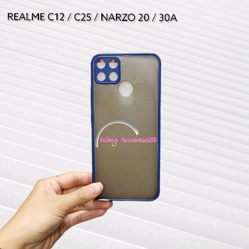 CASE REALME C12 / C25 / C25S / NARZO 30A / NARZO 20 SOFTCASE CASE DOVE FULL COLOUR