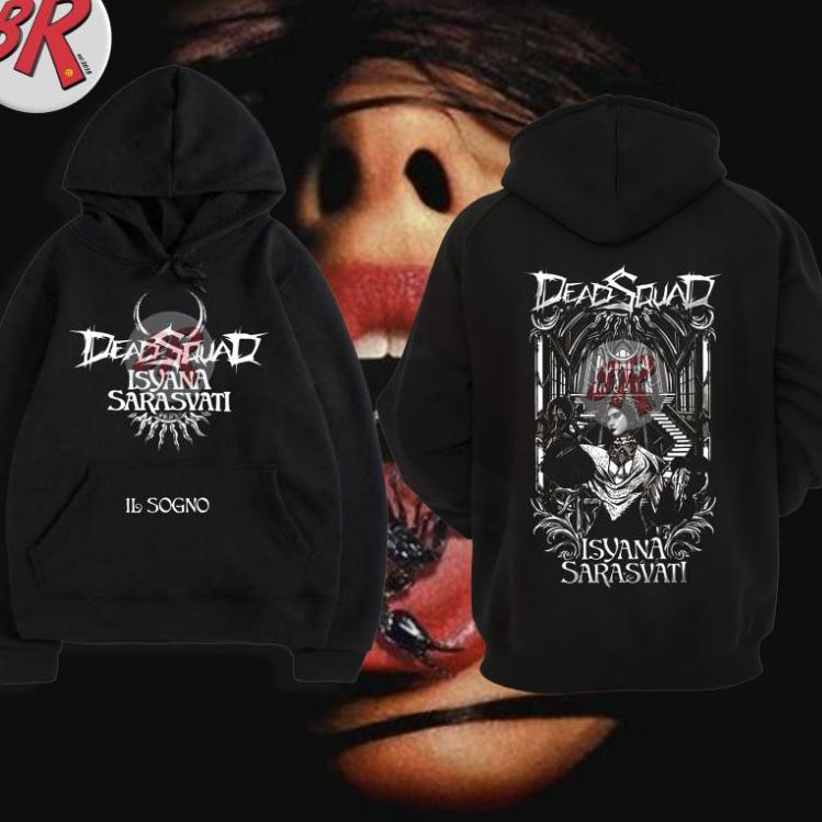 Model Baru.. Jaket Hoodie DEADSQUAD X ISYANA SARASWATI LIMITED EDITION Band Deadsquad NEW DESIGN | P