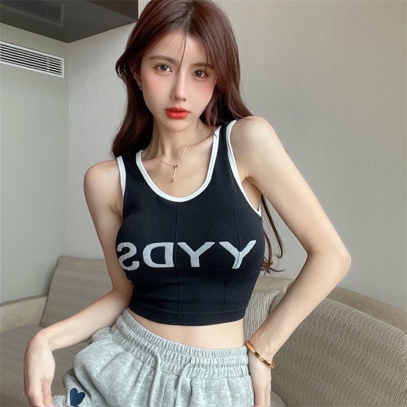 Tanktop Bra Gym Korean (T8) Push Up Wanita Singlet / Tanktop komisol Wanita import