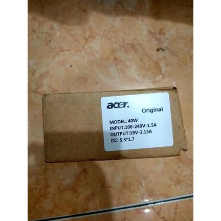 ADAPTOR CHARGER ACER 532H D255 D257 D260 D270 722 725 756 V5-131