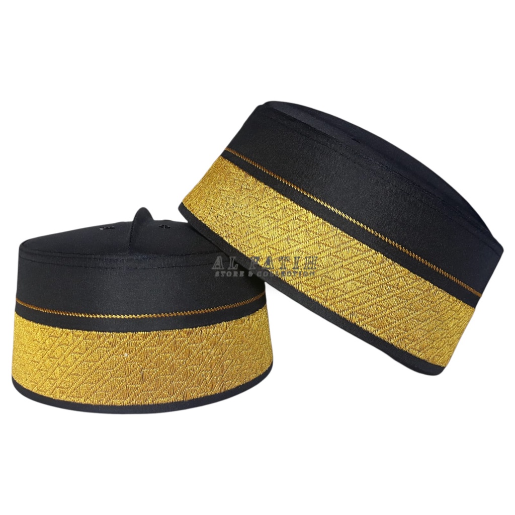 Peci Kopiah Assagofah Bordir Model Bugis / Tersedia 4 varian warna / anak dan dewasa / Kopeah Asagof