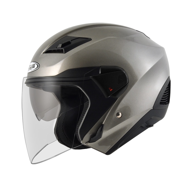 Helm Zeus ZS611 Solid Dark Silver Glossy | Zeus ZS 611 Double Visor