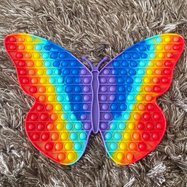 

Unik POP IT JUMBO XXXL NEW PASTEL BUTTERFLY / popit tiktok viral hadiah - B.Fly Rainbow Murah