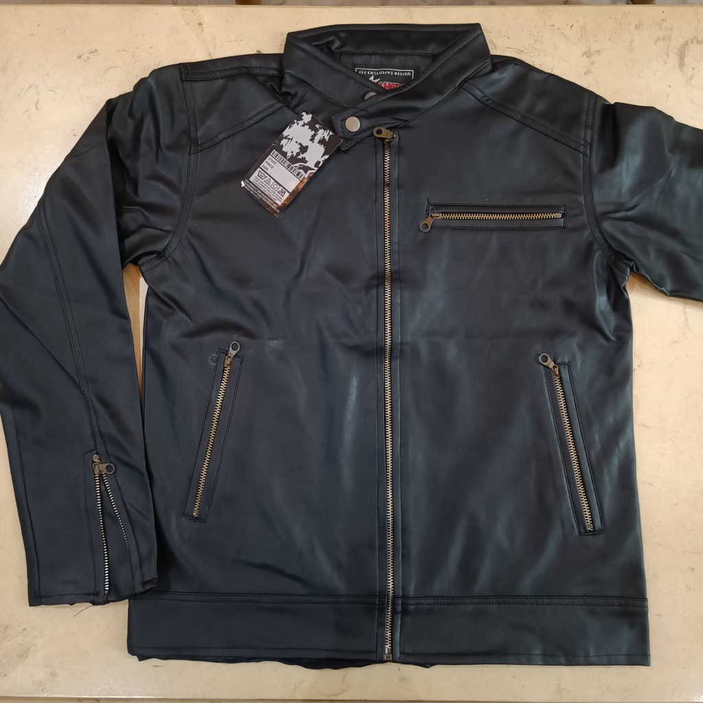 JAKET SEMI KULIT MODIST HIGH QUALITY - JAKET MOTOR PRIA