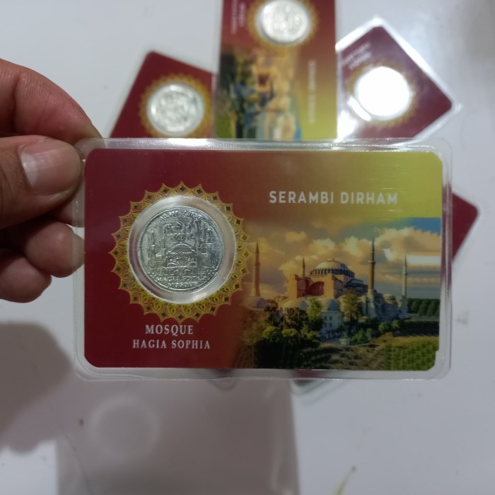 DIRHAM HAGIA SHOPIA - SERAMBI DIRHAM - 1 Dirham Perak - berat 2,975 gr