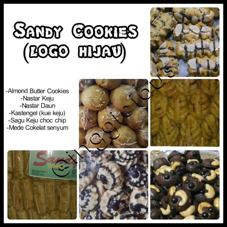 Kue Kering Sandy Cookies (Label Hijau) -250Gr - Variasi Banyak