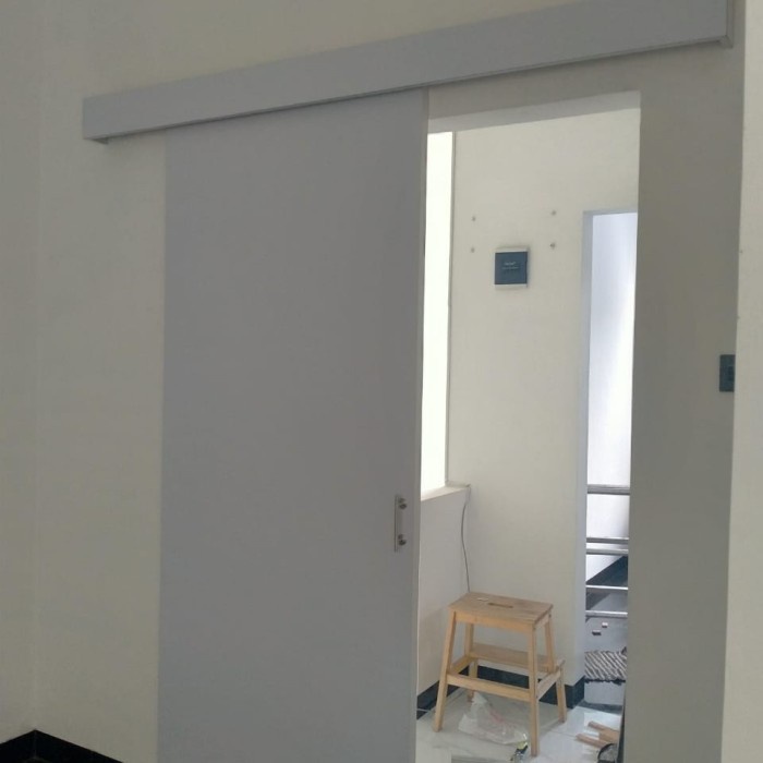 Pintu minimalis modern slide