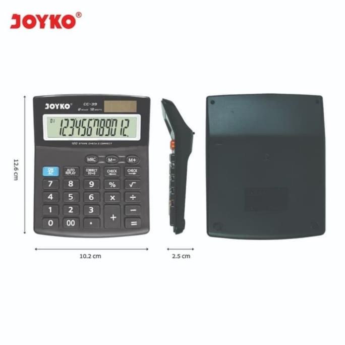 

Kalkulator Joyko Cc-39 12Digit/Calculator Joyko Ori Cc39 Check Correct