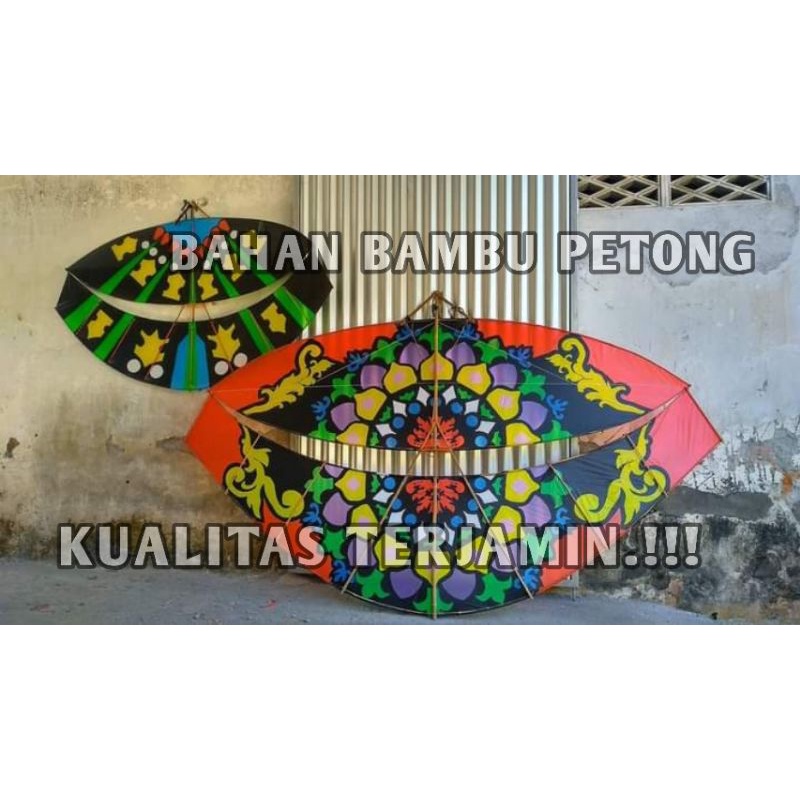 [COD ] Rangka Layangan Gapangan Pegon Ceper SERUTAN BELUM DIRAKIT